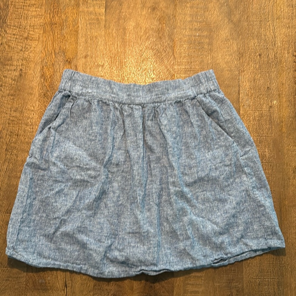Loft Chambray Skirt